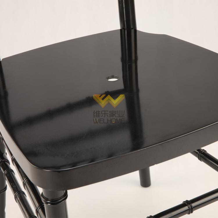 Hotsale Black Plastic chiavari chair for wedding/events